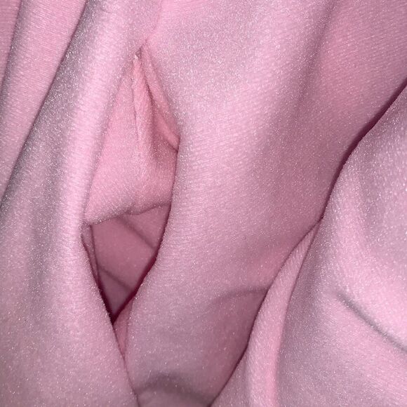 Vintage Pink Sears Embroidered Fleece Tie Waist Dressing Robe Small - Picture 12 of 14